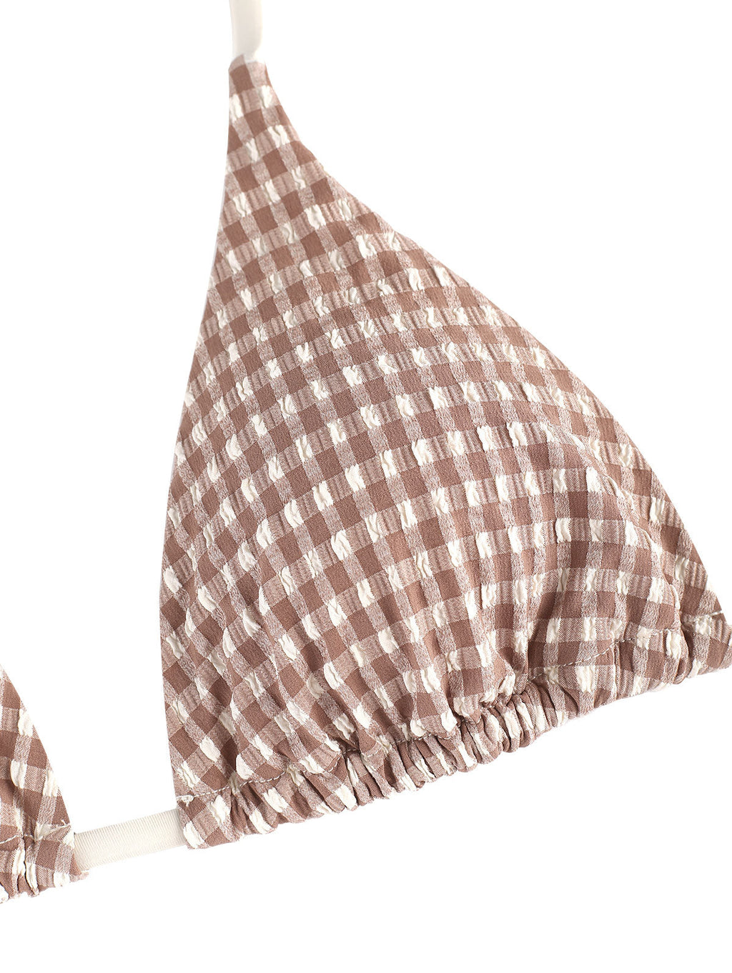 Seamolly Gingham Halter Triangle Boyshorts Bikini Set